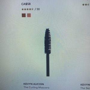 Kevin Aucoin curling mascara